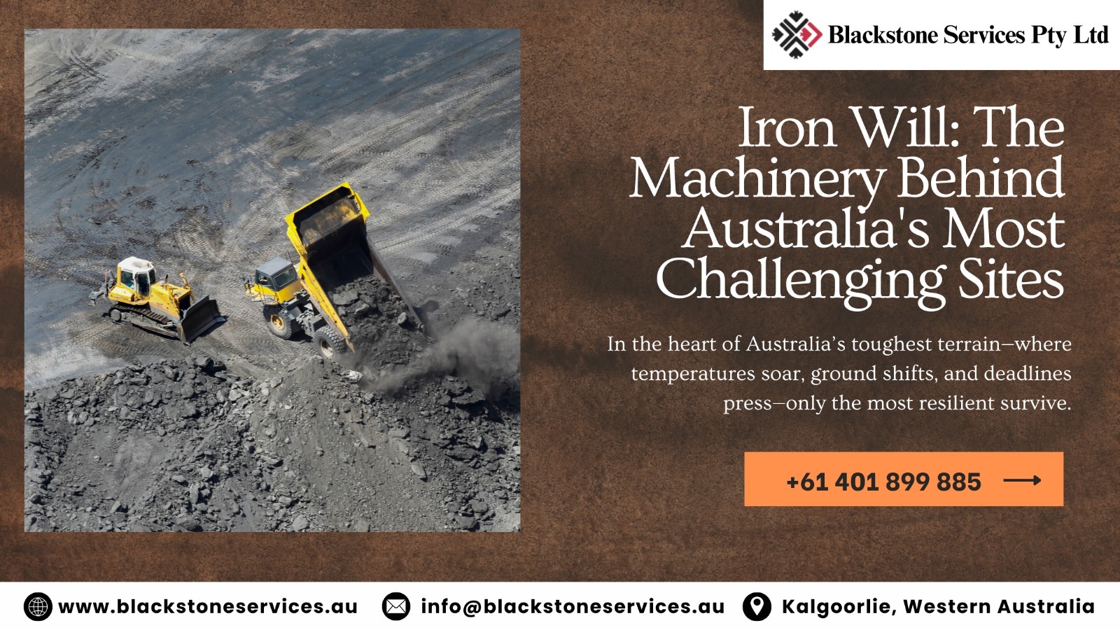 Iron Will: The Machinery Behind Australia's Most Challenging Sites